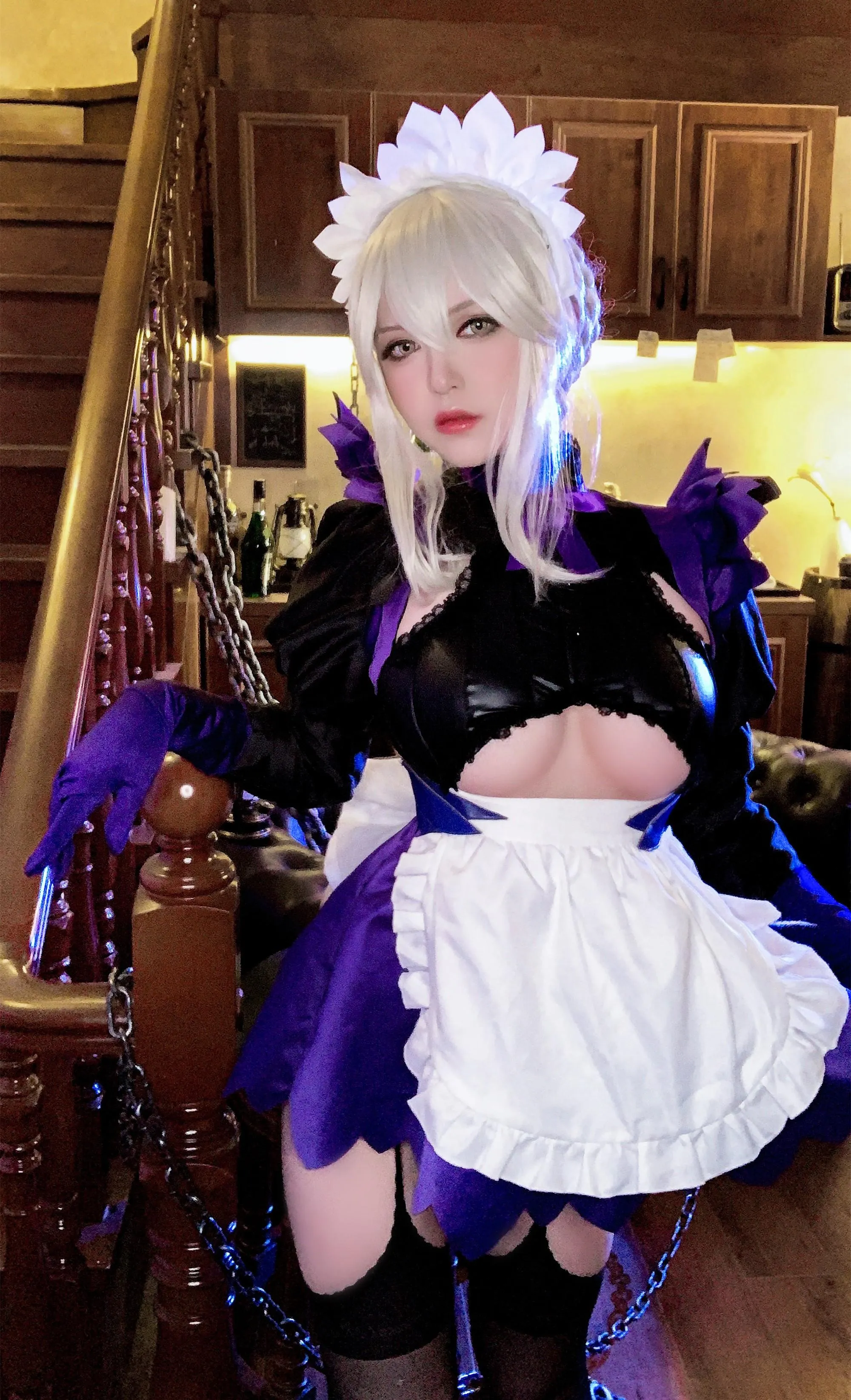 半半子 – NO.48 LancerAlter Maid-自拍 [16P]插图2